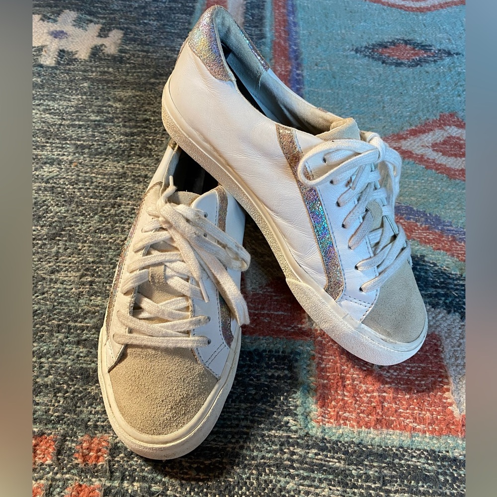 Madewell Sidewalk Sneakers Leather /Suede Sz Women’s 7 M - Picture 5 of 12